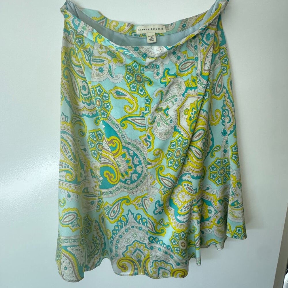 Banana Republic Silk Skirt